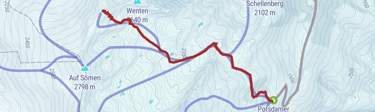 Route map: Hühnereggen